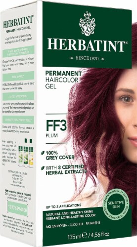 Herbatint  Permanent Haircolor Gel FF3 Plum Perspective: front