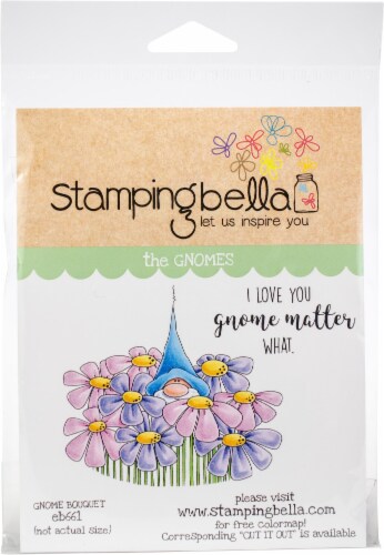 Stamping Bella - Cling Rubber Stamp - Gnome Accountant
