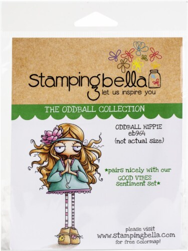 Stamping Bella Cling Stamps-Oddball Hippie Perspective: front