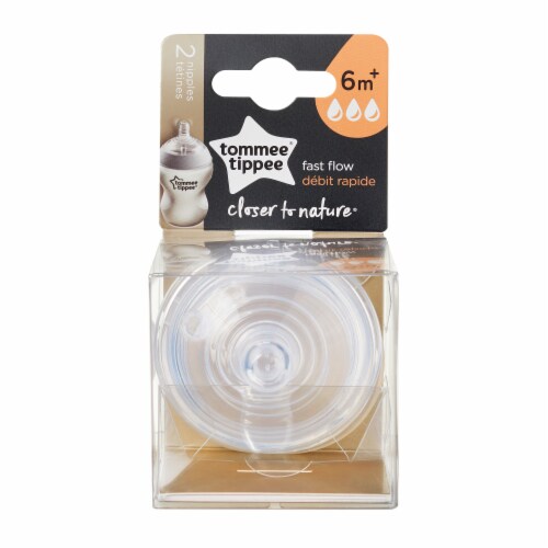 tétines  TOMMEE TIPPEE CLOSER TO NATURE 2 TETINES DEBIT RAPIDE