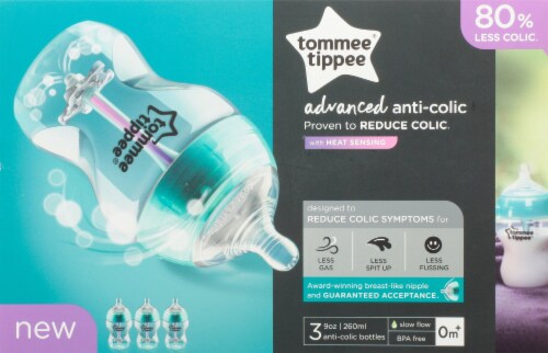 Tommee Tippee Advanced Anti-Colic Baby Bottle Feeding Set, 3 Bottles -  Kroger