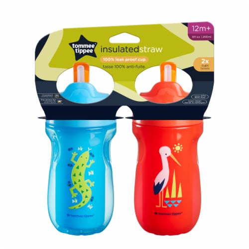 Tommee Tippee® Insultated Straw Cup for Toddlers - Assorted Perspective: front