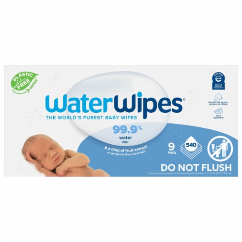 WaterWipes Adult Wipes, Hypoallergenic for Sensitive Skin