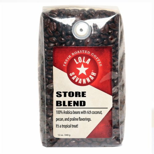 Lola Savannah® Store Blend Whole Bean Coffee Perspective: front