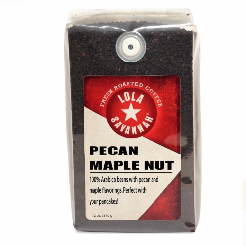 Lola Savannah® Pecan Maple Nut Ground Coffee Perspective: front