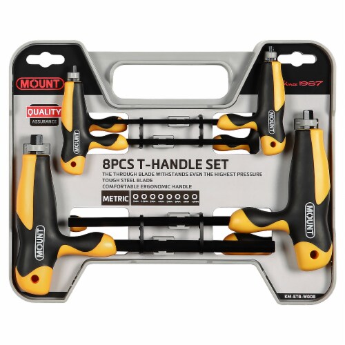 Mount 8PCS T-Handle Hex Key Set, Metric, 1 - Kroger
