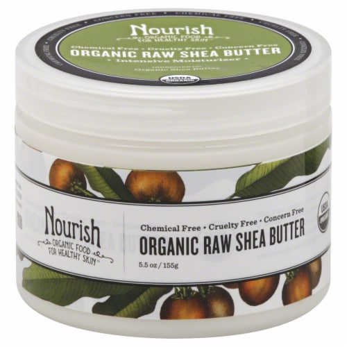 Nourish Organic Raw Shea Butter Perspective: front