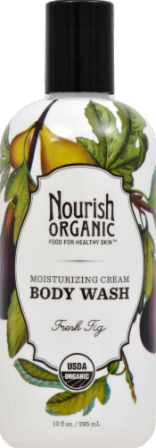 Nourish Organic Moisturizing Cream Body Wash Fresh Fig Perspective: front