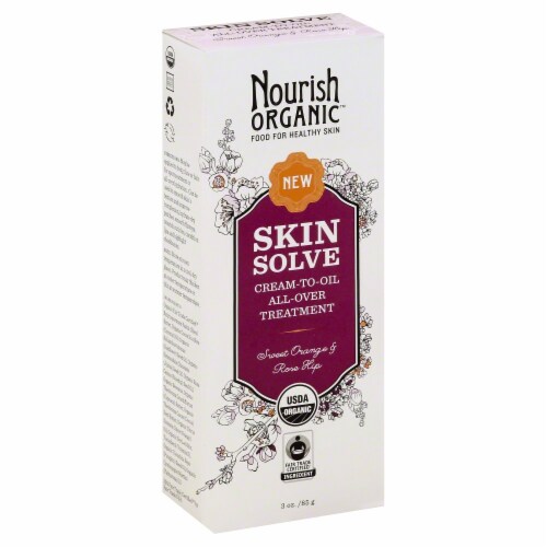 Nourish Organic Skin Solve Cream-To-Oil All-Over Treatment Perspective: front