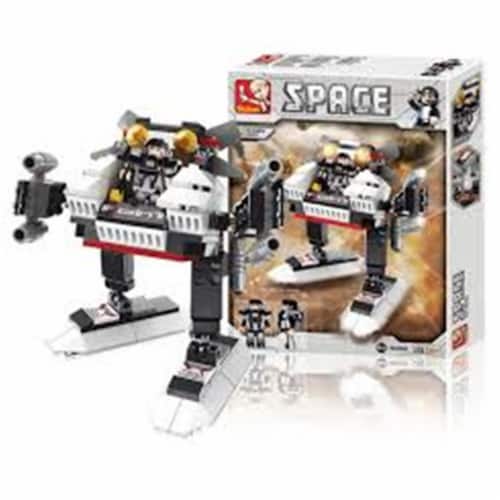 Sluban 336A Space Transformer X1-Hessen Chaser Building Brick Kit (108 Pcs) Perspective: front