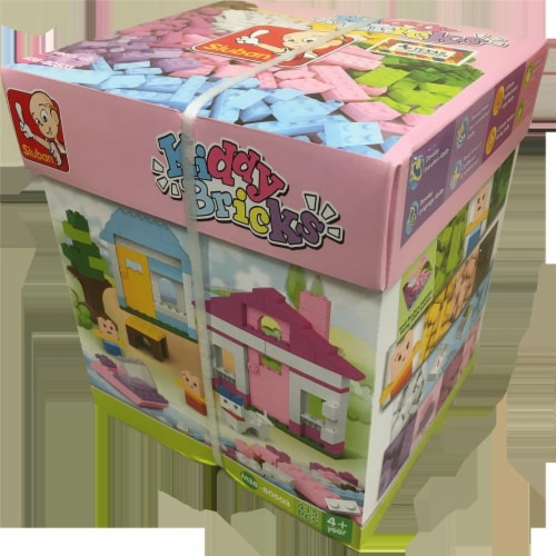 Kiddy Bricks  Girl's Soft Color Brick Set (415 Pcs) Perspective: front