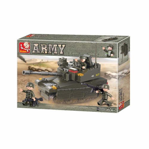 Sluban 285  Armored Corps Tank Building Brick Kit (224 Pcs) Perspective: front