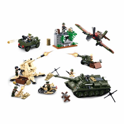 Sluban 697 WWII Battle of Kursk Building Brick Kit (998 pcs), 1 - Dillons  Food Stores