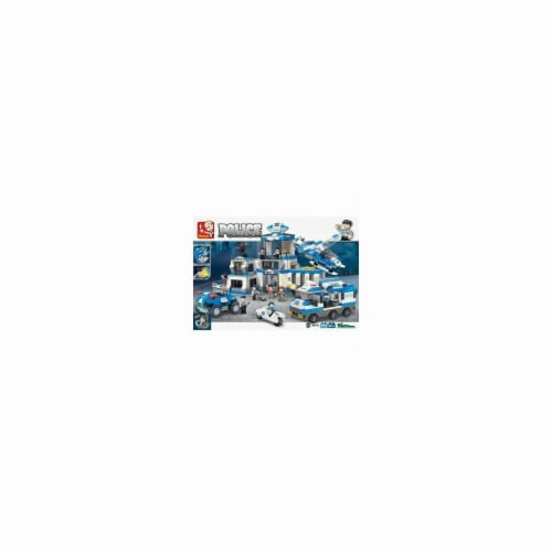 Sluban 193  Special Police Building Brick Kit (859pcs) Perspective: front