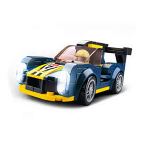 Sluban 673  Car Club LeMans Car Building Brick Kit (154 pcs) Perspective: front