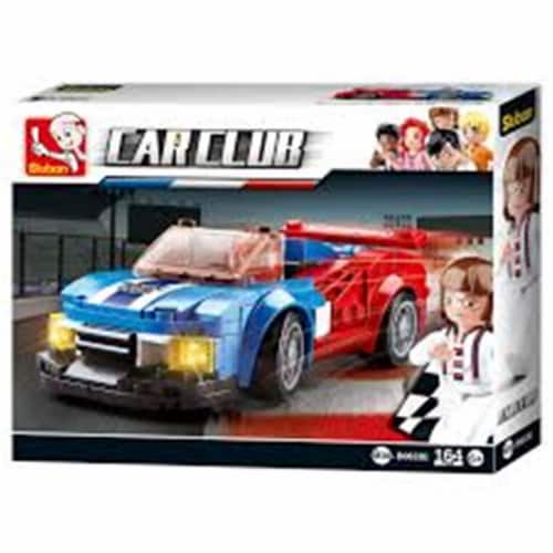 Sluban 633E Car Club Butterfly Building Brick Kit (164 pcs) Perspective: front