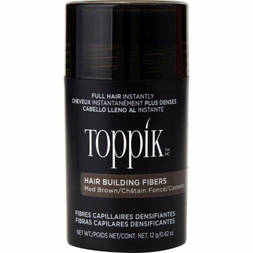 Toppik Hair Building Fibers # Medium Brown Perspective: front
