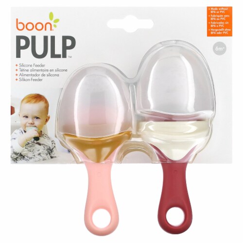 Boon Pulp Silicone Feeder 6 Months + - 2 Feeders, 2 Count - Fred Meyer