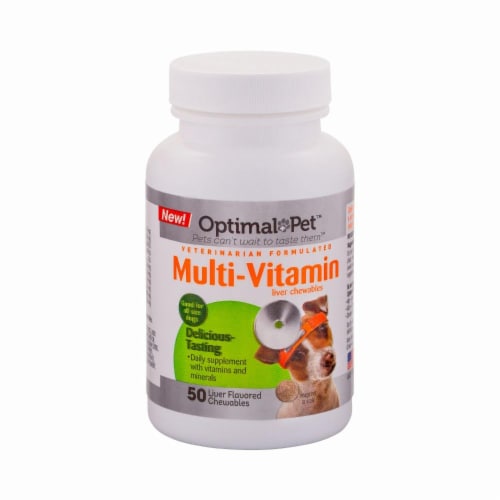 Optimal Pet MultiVitamin Liver Chewables, 50 ct Kroger