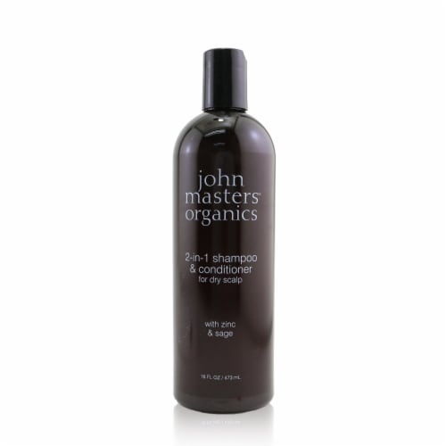 John Masters Organics 2in1 Shampoo & Conditioner For Dry Scalp with Zinc & Sage 473ml/16oz Perspective: front