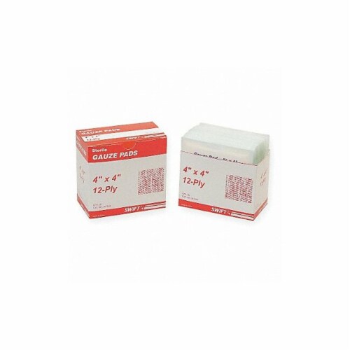 Honeywell Gauze Pad,Sterile,White,Gauze,Bulk,PK25 067544 Perspective: front