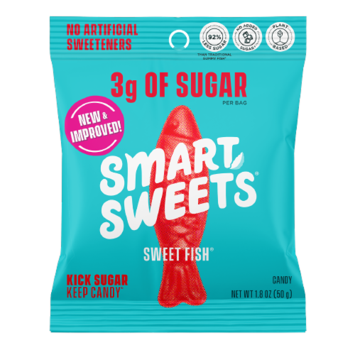 Smart Sweets™ Berry Sweet Fish™ Candy Perspective: front