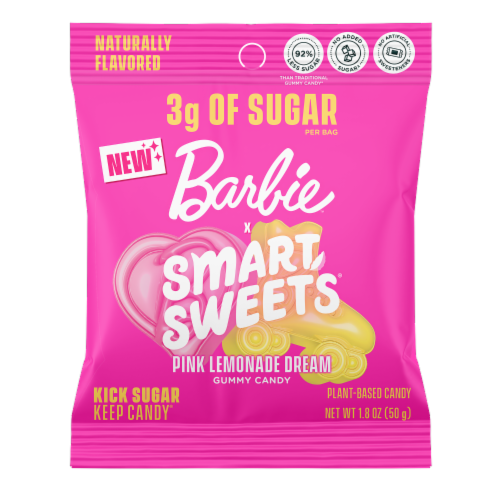 SamrtSweets® Pink Lemonade Dream Gummies Perspective: front
