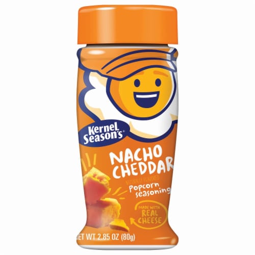 Kernel Season's Nacho Cheddar Popcorn Seasoning Perspective: front