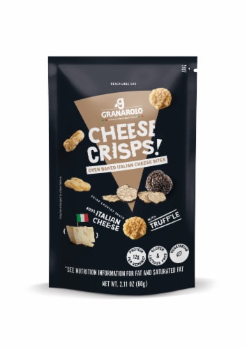 Granarolo Truffle Cheese Crisps Perspective: front