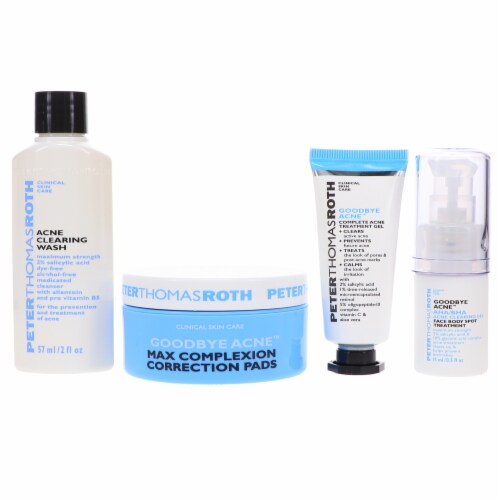 Peter Thomas Roth Acne-Clear Essentials 4-Piece Acne Kit, 4 ea