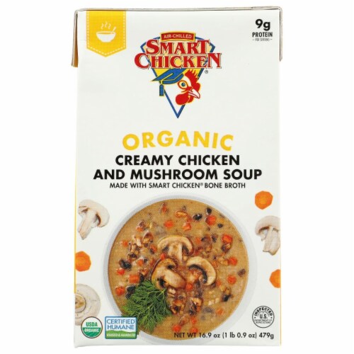 Smart Chicken® Creamy Chicken Mushroom Organic Soup Perspective: front