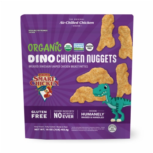 Smart Chicken® Organic Dino Chicken Nuggets Perspective: front