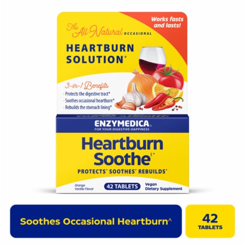 Enzymedica® Heartburn Relief Chews Perspective: front