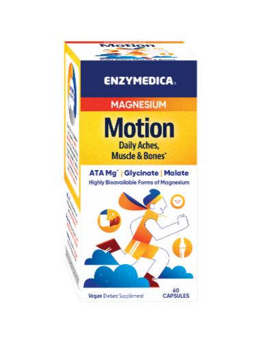 Enzymedica® Magnesium Motion Capsules Perspective: front