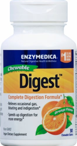 Enzymedica  Chewable Digest™   Orange Perspective: front