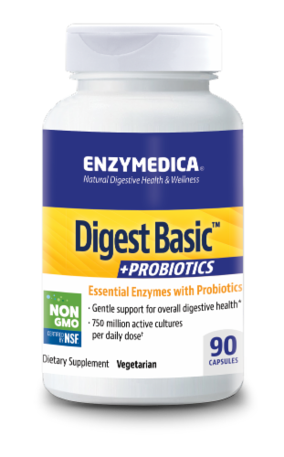 Enzymedica® Digest Basic™ and Probiotics Perspective: front