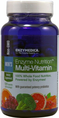 Enzymedica  Enzyme Nutrition™ Men's Multi-Vitamin Perspective: front