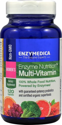 Enzymedica Enzyme Nutrition Women's Multi-Vitamin Capsules Perspective: front