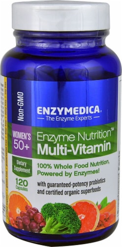 Enzymedica  Enzyme Nutrition™ Multi-Vitamin Women's 50 + Perspective: front