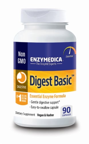 Enzymedica Digest Basic Digestive Enzymes Perspective: front