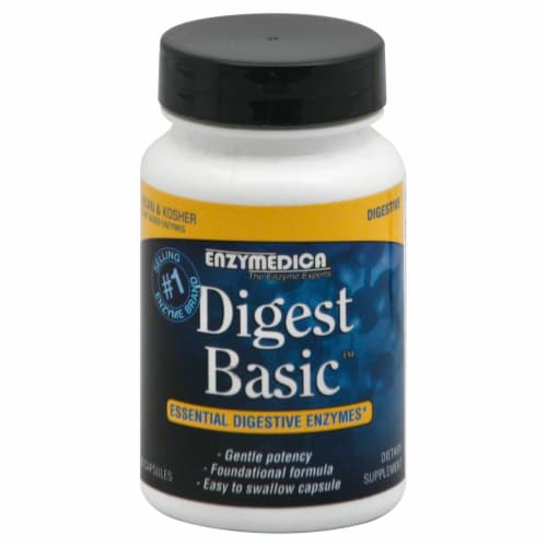 Enzymedica Digest Basic Digestive Enzymes Perspective: front