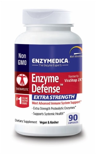 Enzymedica  Enzyme Defense™ Extra Strength Perspective: front