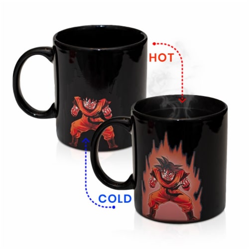 Dragon Ball Z Custom Goku Symbol Heat reactive Mug |Black Ceramic, 1 Each -  QFC