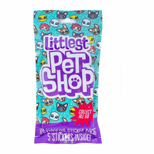 Littlest Pet Shop Holographic Sticker Pack Blind Bag, 1 Unit - Foods Co.