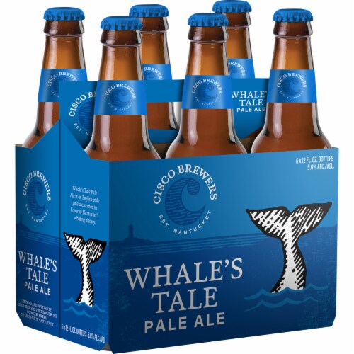 Cisco Brewers Whale's Tale Pale Ale Perspective: front