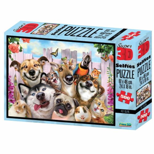 Happy Pets (1847pz) - 500 Piece Jigsaw Puzzle