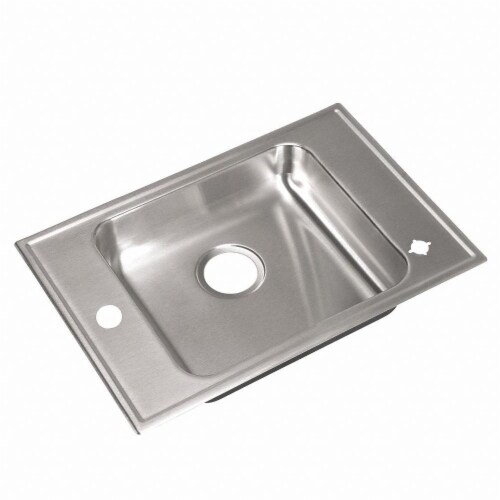 Just Manufacturing Just,Class Sink,Squar,16inx16inx5-1/2in  CRA-ADA-1725-A-GR Perspective: front