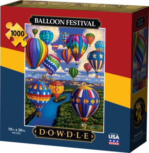 Dowdle Balloon Festival Jigsaw Puzzle Perspective: front