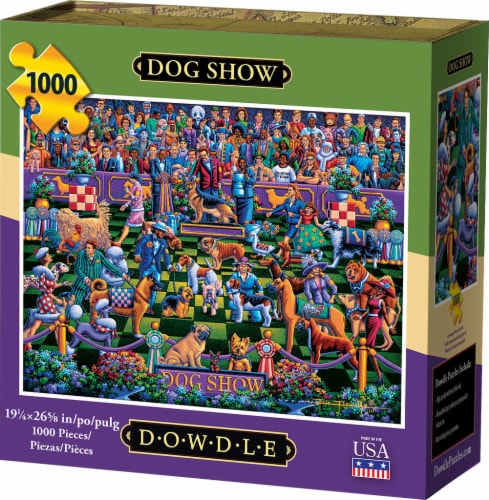 Dowdle Dog Show Jigsaw Puzzle Perspective: front