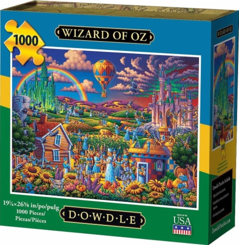 Dowdle Wizard of Oz Jigsaw Puzzle Perspective: front